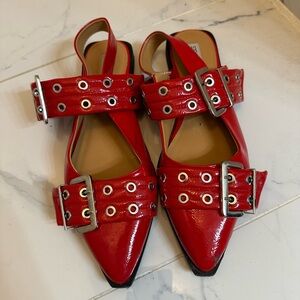 Steve Madden Graya Flat Red Patten